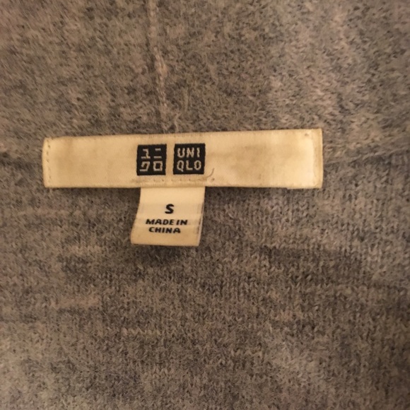 Uniqlo Gray Wool Sweater Jacket - Picture 3 of 4